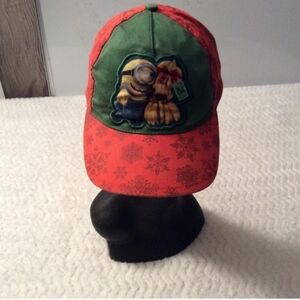 Despicable Me Orange and Green Kids Adjustable Fit Snap Back Hat Baseball Cap
